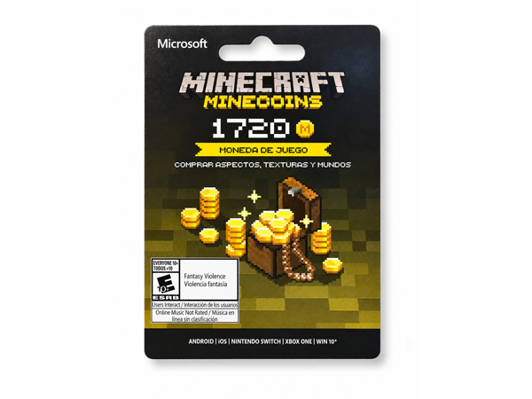 Tarjeta de prepago Minecraft