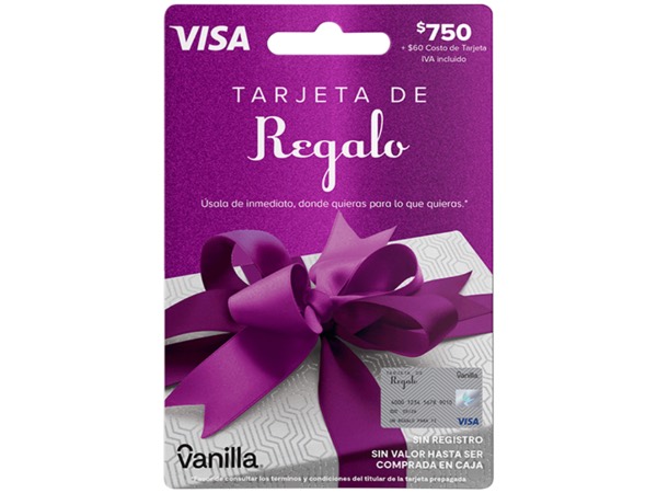 Tarjeta de prepago Visa Vanilla